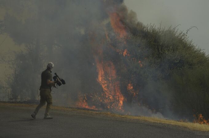 Imagen de archivo de los incendios. 