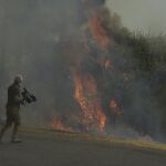 Imagen de archivo de los incendios. 