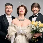 Una imagen del reparto de la comedia musical «Glorius!»