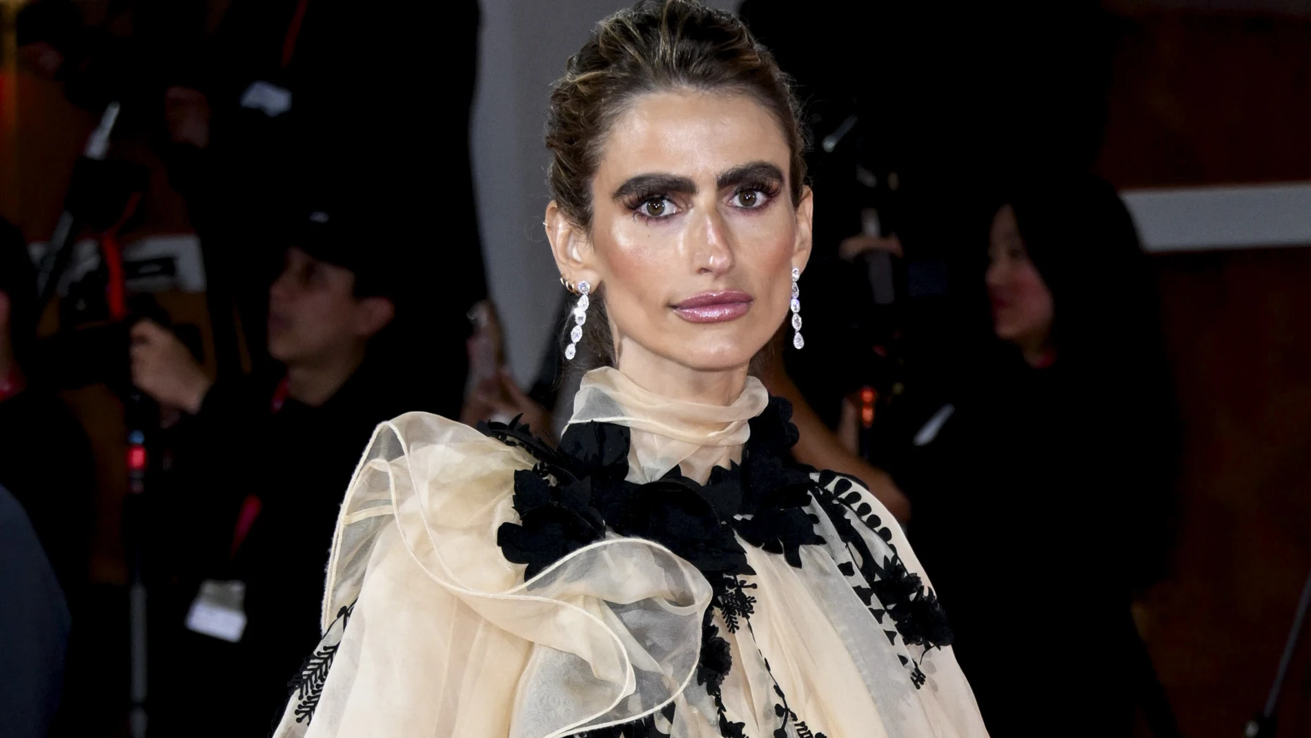 Alejandra Domínguez en el Festival de Venecia.