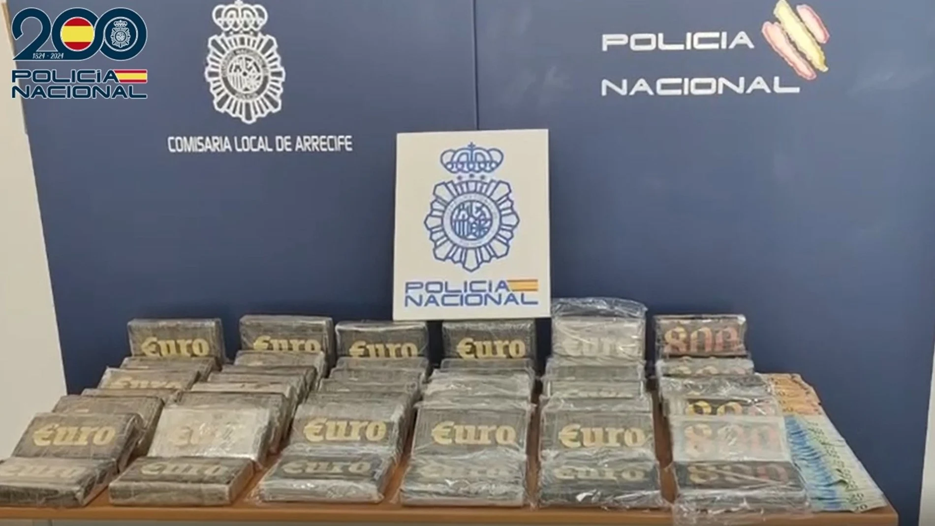 Un piso turístico en Lanzarote ocultaba 55 kilos de cocaína listos para su distribución