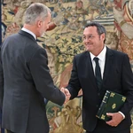 El rey Felipe VI recibe en audiencia al fiscal general del Estado, Álvaro García Ortiz