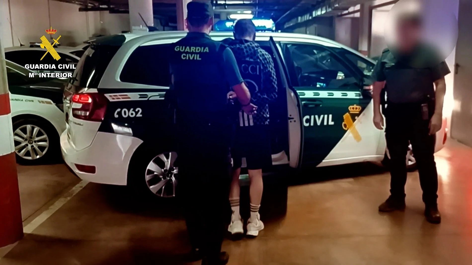 Un momento de la detención