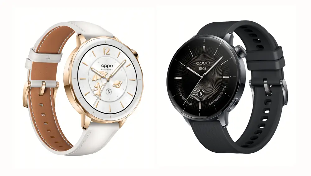 El nuevo OPPO Watch X2 Mini en sus dos colores disponibles