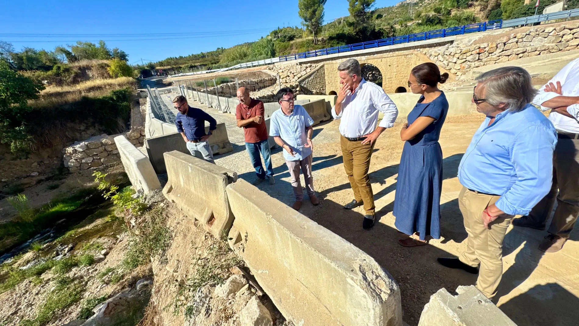 Martínez Mus reinaugura la depuradora Buñol-Alborache afectada por la dana que ponía en peligro el río al verter aguas residuales
