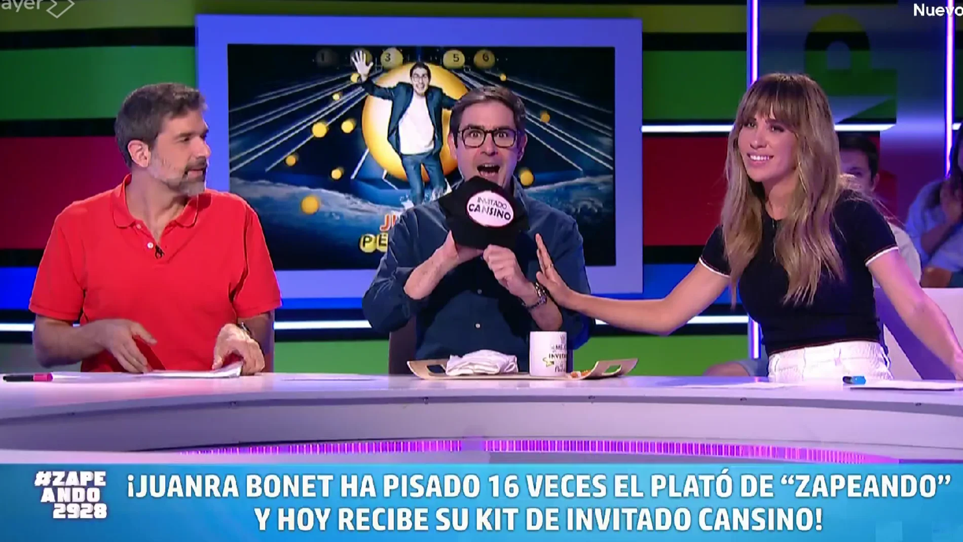 Juanra Bonet galardonado como el “invitado cansino” de 'Zapeando'