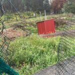 Los ladrones cortaron la verja de acceso a la zona de la potabilizaroda.