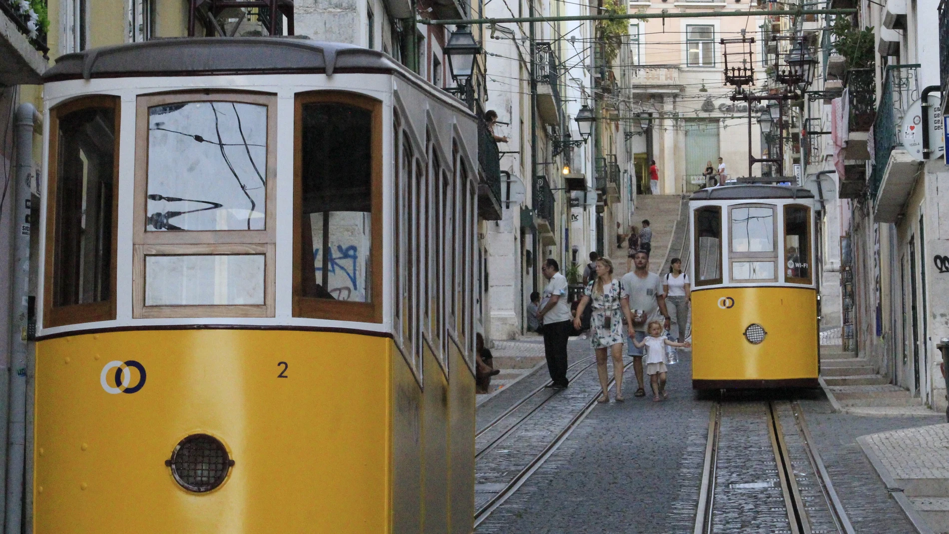 (Foto de ARCHIVO) August 12, 2021, Lisboa, Lisboa Portugal: (INT) View of the famous Bica elevator in Lisbon. August 12, 2021, Lisbon, Portugal: View of the famous Bica elevator, owned by Companhia de Carris de Ferro de Lisboa, connecting Sao Paulo street and Largo do Calhariz, one of steepest slopes in the city, on Thursday (12). The funicular is in the final phase of maintenance and is expected to return soon. Europa Press/Contacto/Edson De Souza 12/08/2021 ONLY FOR USE IN SPAIN