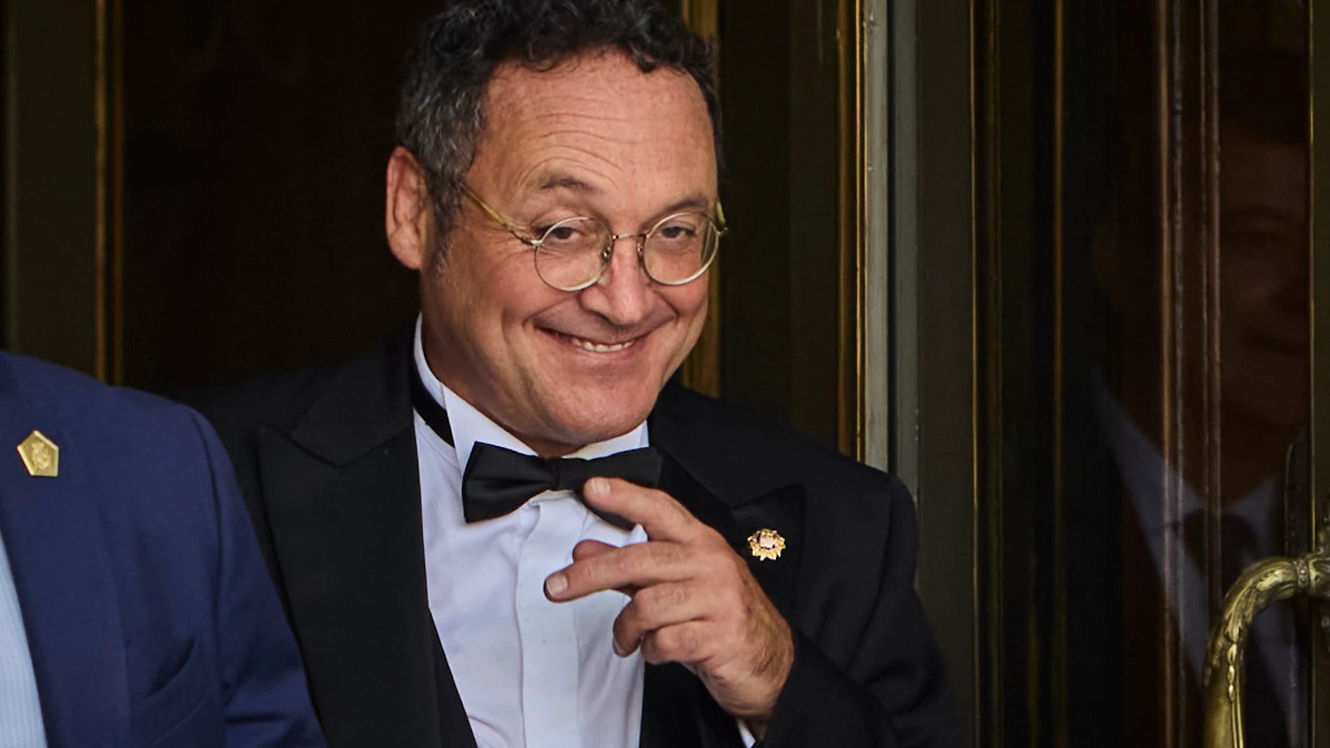 El Fiscal General del Estado, Álvaro García Ortiz. El rey Felipe VI es despedido por la presidenta del Tribunal Supremo y el Consejo General del Poder Judicial (CGPJ), Isabel Perelló a su salida este viernes del Tribunal Supremo donde ha presidido el tradicional acto de apertura del año judicial © Alberto R. Roldán / Diario La Razón. 05 09 2025