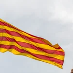 Una bandera de Cataluña