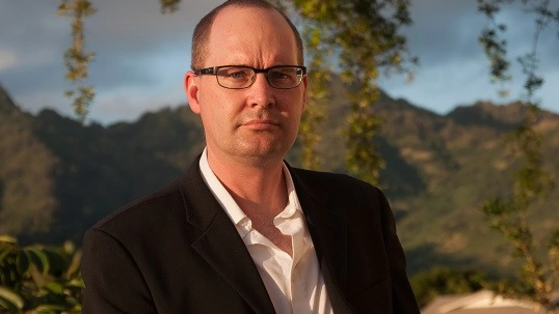El escritor Jonathan Moore