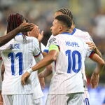 Kylian Mbappé celebra su gol 51 con Francia 
