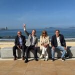 Caballero inaugura el nuevo tramo de paseo en Samil, "la mejor playa del mundo", con una inversión estatal de 2 millones