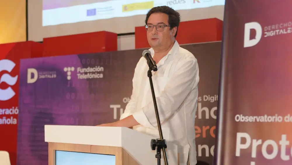 Óscar López. Ministro para la Transformación Digital y de la Función Pública, durante su intervención en Cartagena de Indias
