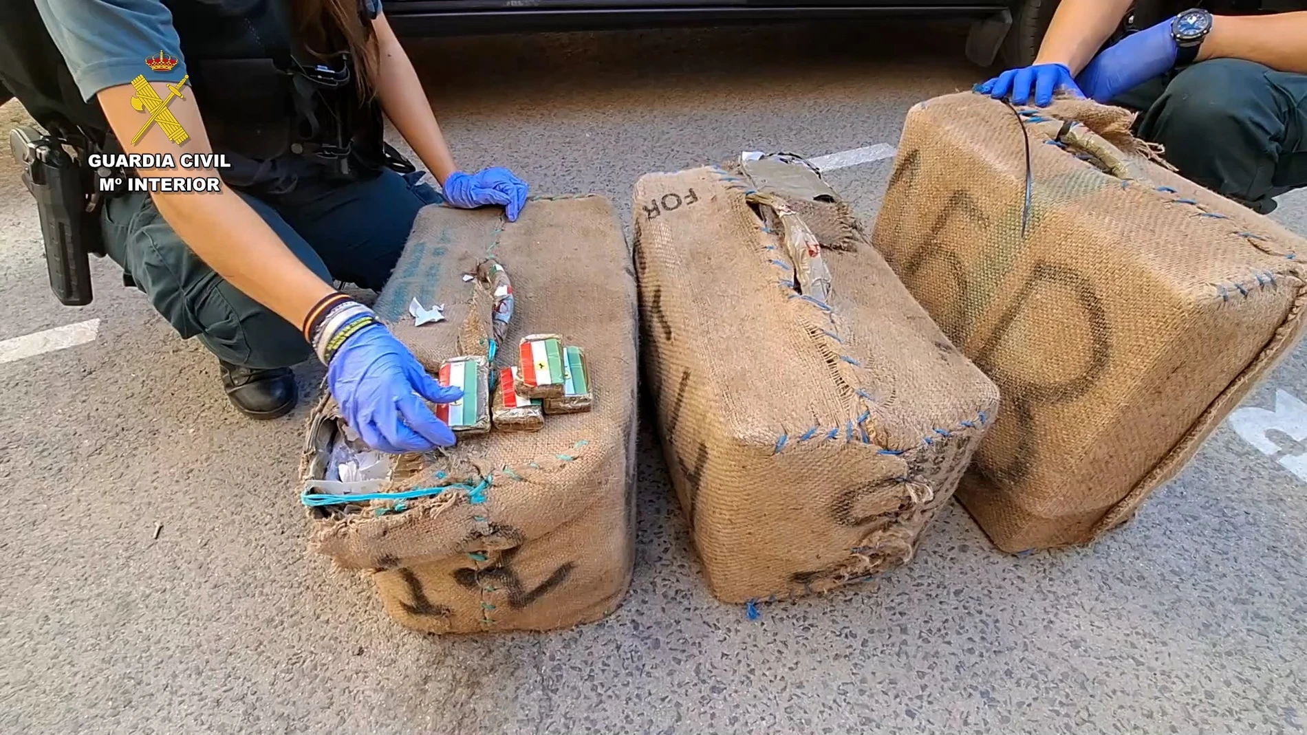 Droga incautada en Villarrobledo a un vecino de La Línea de la Concepción
