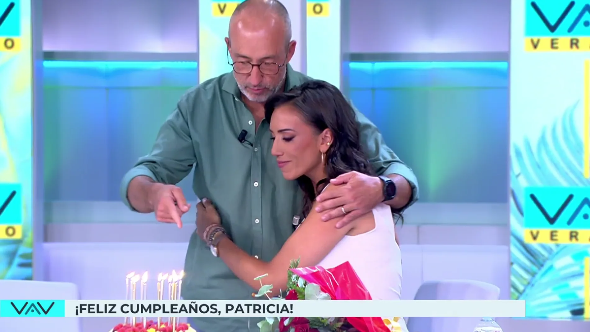 Patricia Pardo celebra su cumpleaños en el último 'Vamos a Ver' antes de la nueva etapa
