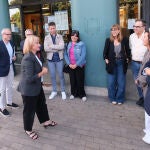La consejera de Industria, Comercio y Empleo, Leticia García, se reúne con alcaldes de El Bierzo afectados por los incendios