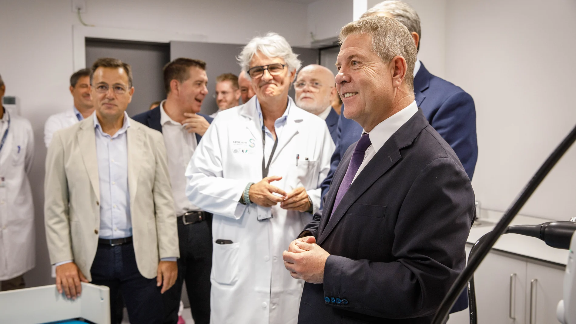 Visita al nuevo edificio polivalente del Complejo Hospitalario Universitario de Albacete (CHUA)