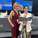 Mar Sancho y Lucrecia Colominas durante la presentación del certamen
