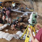 Campaña de excavación en el Abrigo de La Malia