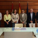 La consejera de Agricultura, Ganadería y Desarrollo Rural, María González Corral, mantiene una reunión de trabajo con la Unión de Cooperativas Agroalimentarias de Castilla y León, Urcacyl, para abordar las medidas de recuperación de las zonas afectadas por los incendios forestales