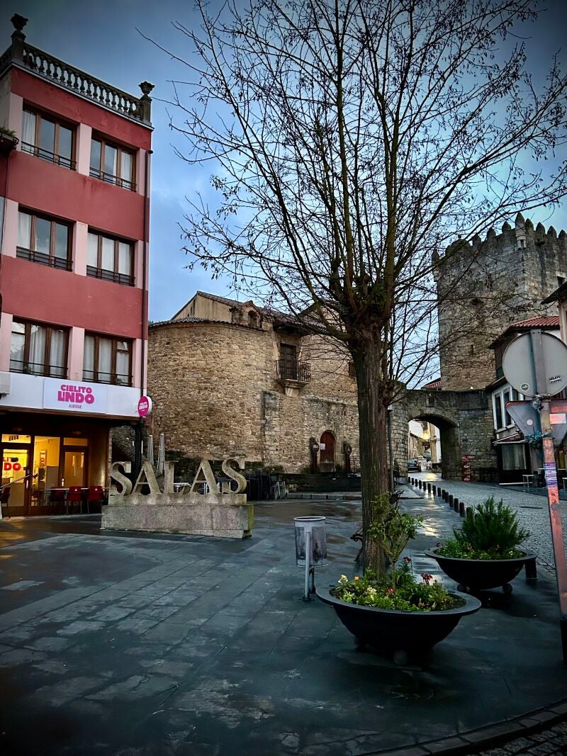 Cielito Lindo, el albergue de Gustavo, está en la plaza del pueblo