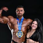 Erik Markow y su pareja, Lucía Barahona