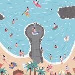Una ilustración de Sara Maese, una de las artistas de Málaga que colabora con la tienda