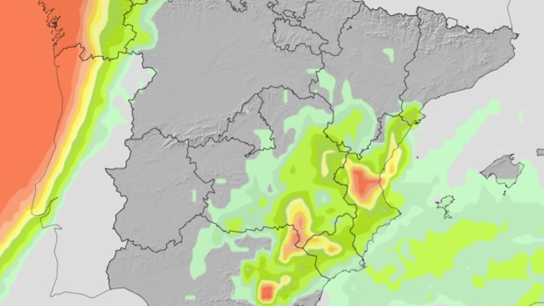 Predicción de lluvias del sábado 6 de septiembre