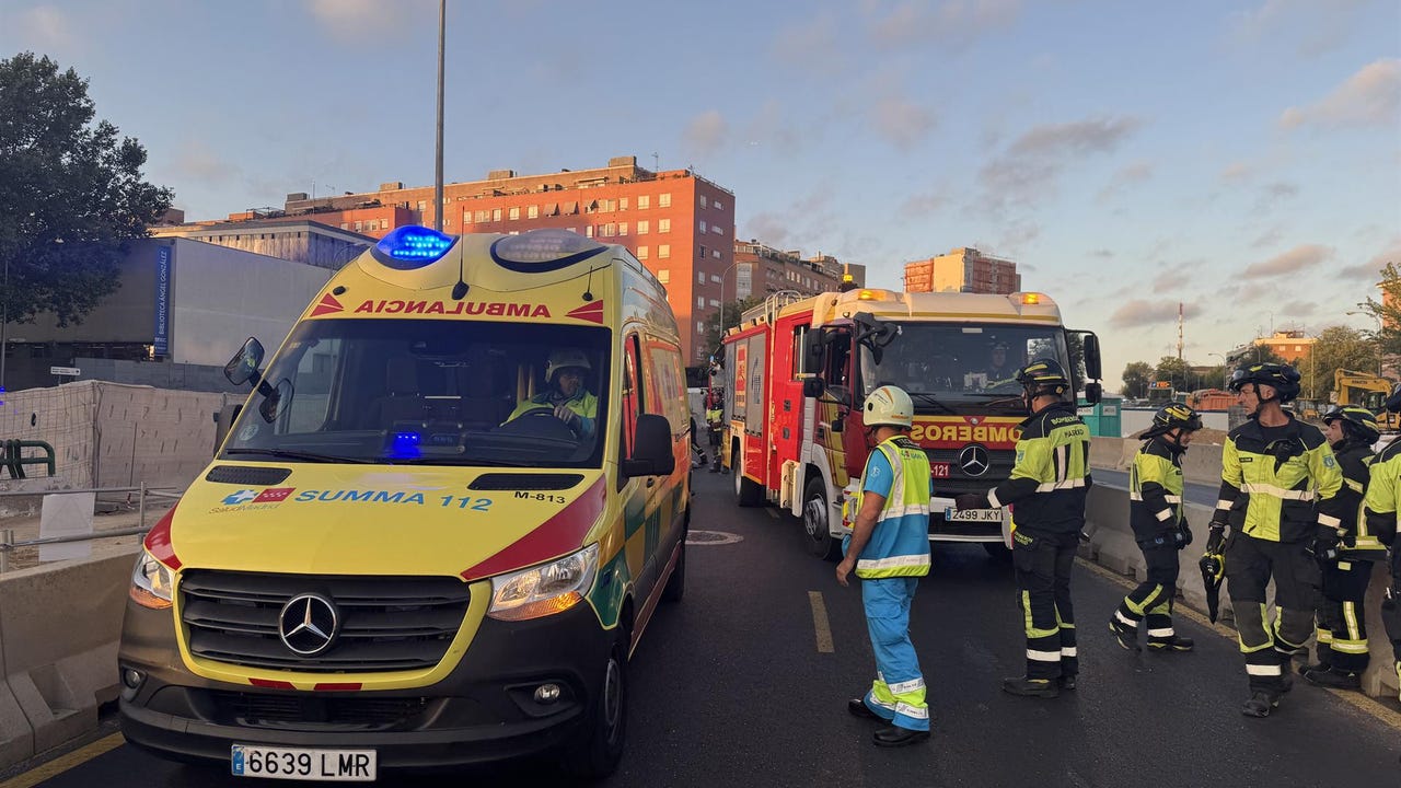 Muere un motorista, al ser arrollado por un coche, en la zona de obras de la A-5 en Madrid