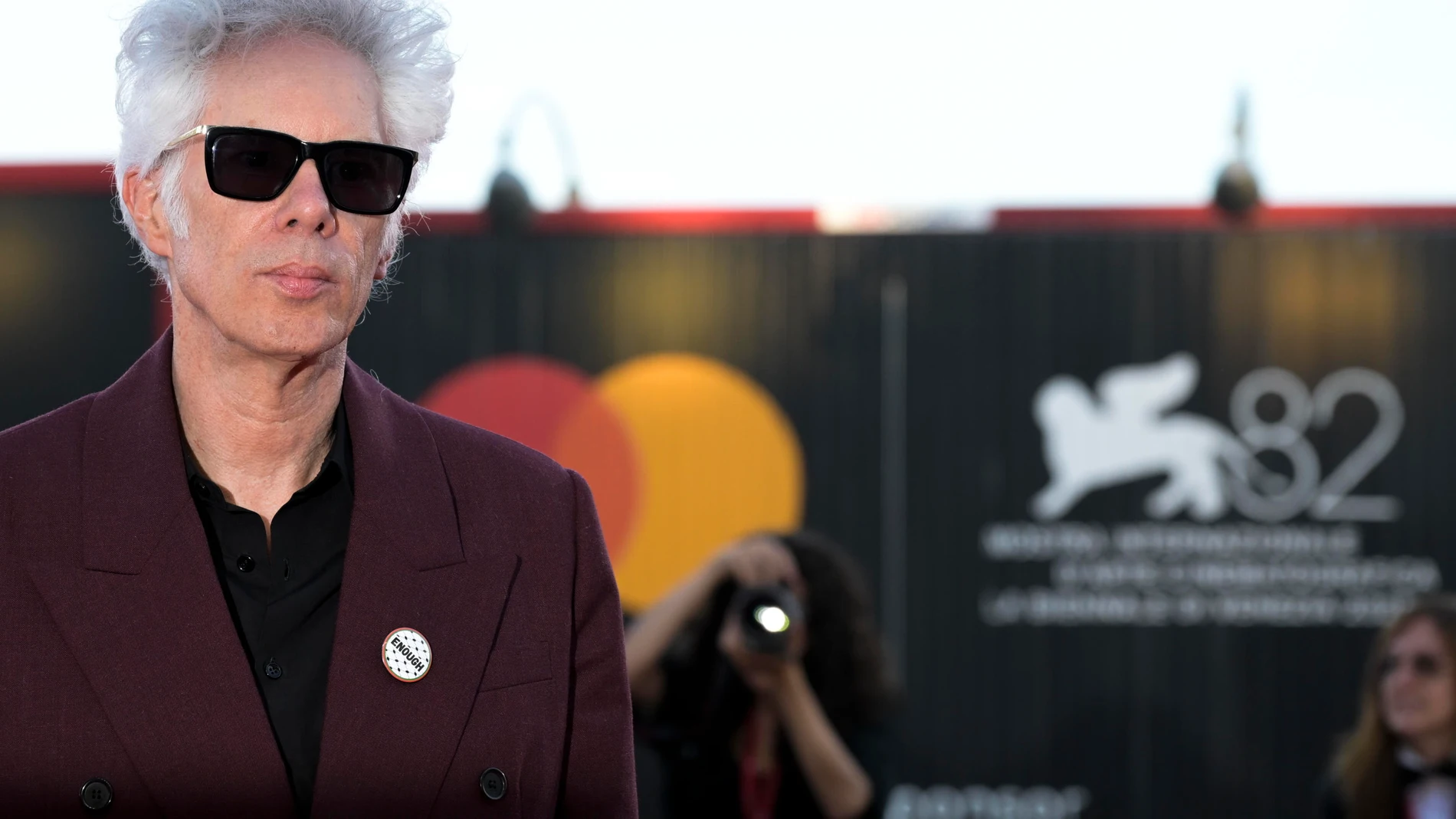 VENICE (Italy), 06/09/2025.- US director Jim Jarmusch arrives for the closing and awards ceremony of the 82nd annual Venice International Film Festival, in Venice, Italy, 06 September 2025. (Cine, Cine, Italia, Venecia) EFE/EPA/RICCARDO ANTIMIANI