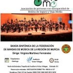 Imagen del cartel del concierto solidario de la Banda Sinfónica de la Federación de Bandas de la Región de Murcia