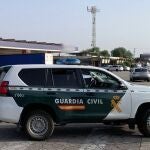 Un vehículo de la Guardia Civil