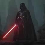 Darth Vader y su fiel escudera en una escena de Star Wars