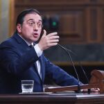 O.Próximo.- Albares dice que no puede haber "una relación de normalidad" con Israel ante la guerra en Gaza