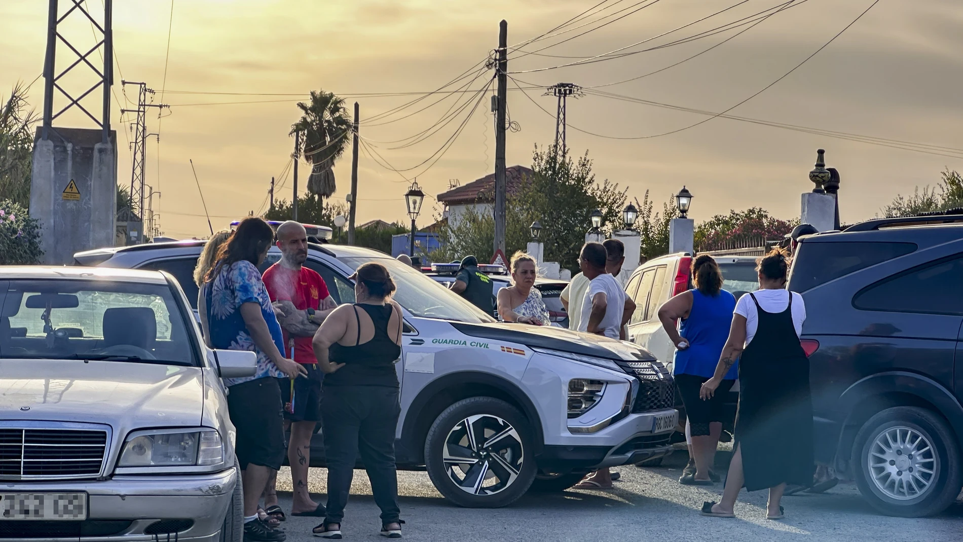La Guardia Civil en el lugar de los hechos