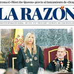 Portada de LA RAZÓN del sábado 6 de septiembre de 2025