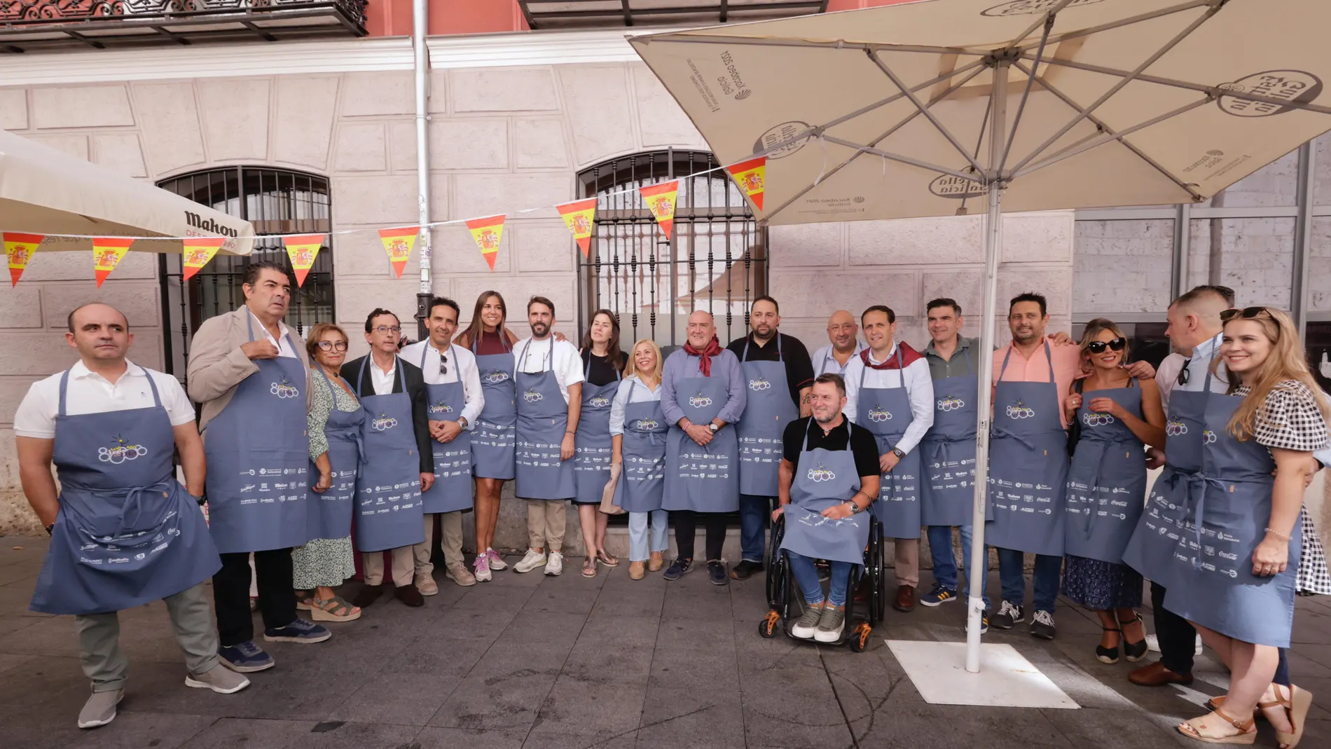 Jesús Julio Carnero y Conrado Íscar, entre otros, en la inauguración de la Feria de Día