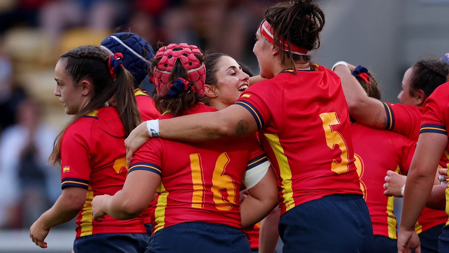 Rugby. España Cae Con Honor Ante Nueva Zelanda En Su Estreno Mundialista (54 8) REMITIDA / HANDOUT por FEDERACIÓN ESPAÑOLA DE RUGBY Fotografía remitida a medios de comunicación exclusivamente para ilustrar la noticia a la que hace referencia la imagen, y citando la procedencia de la imagen en la firma 05/09/2025