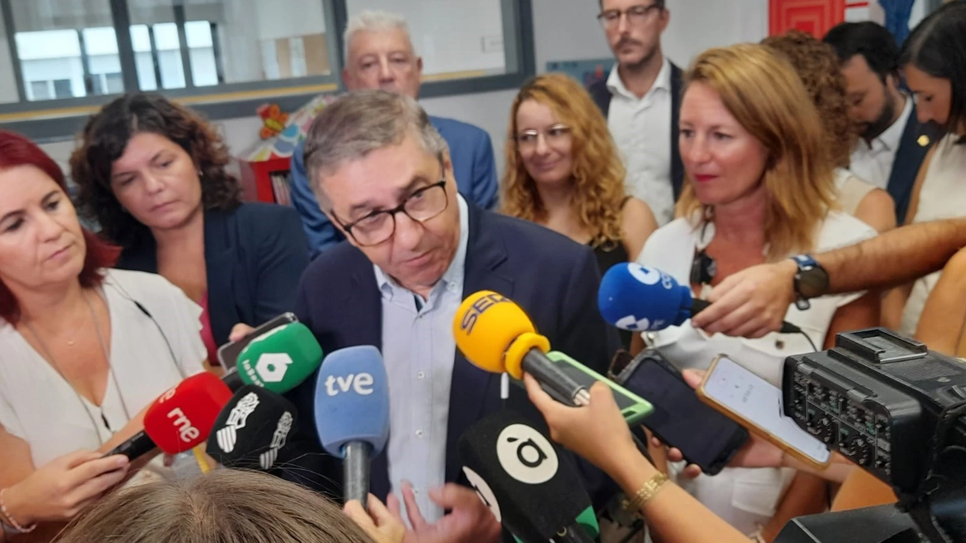 El conseller de Educación, José Antonio Roriva, en el inicio del curso en Castelló EUROPA PRESS 08/09/2025