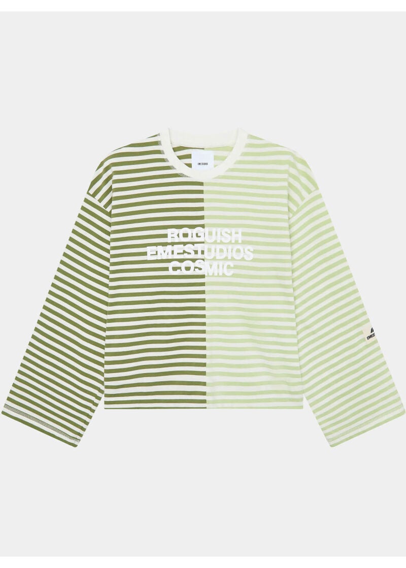 Camiseta de rayas.