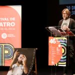 El concejal responsable del área de Identidad Cultural, Francisco Fernández, presenta en rueda de prensa el 46 Festival de Teatro Ciudad de Palencia