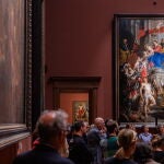 Restored Rubens' painting Enthroned Madonna Adored by Saints unveiled in Antwerp