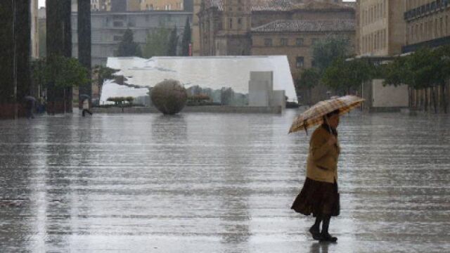 Lluvias en la cuenca del Ebro