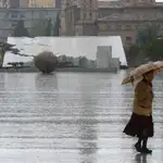 Lluvias en la cuenca del Ebro