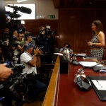  La exdirectora de Comunicación de Enusa y exdirectora de Filatelia y relaciones institucionales del grupo Correos, Leire Díez, comparece en la comisión de investigación del caso Koldo