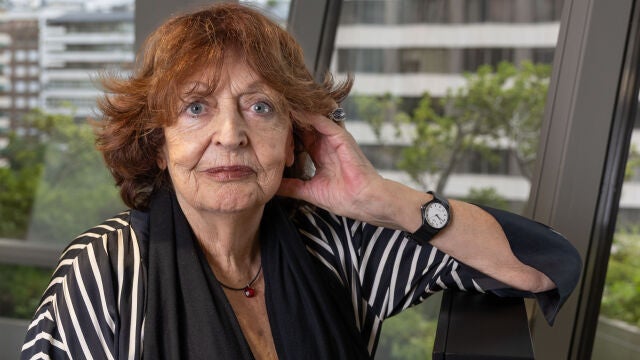 Cristina Fernández Cubas, ayer, en Barcelona