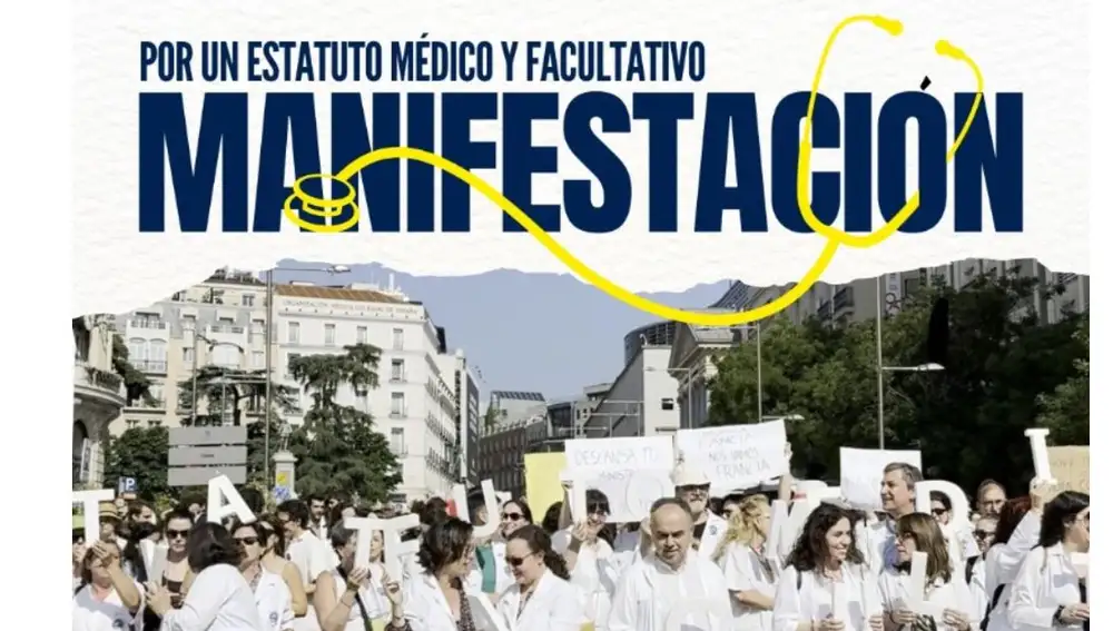 AMYTS llama a la huelga médica y facultativa del 3 de octubre en Madrid y organiza una manifestación del Congreso al Ministerio