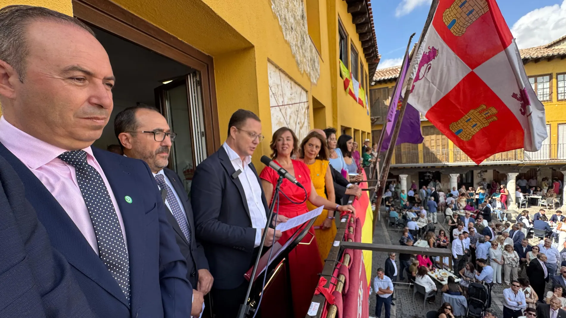 Teo Rodríguez pronuncia el pregón de las fiestas patronales de Tordesillas (Valladolid)