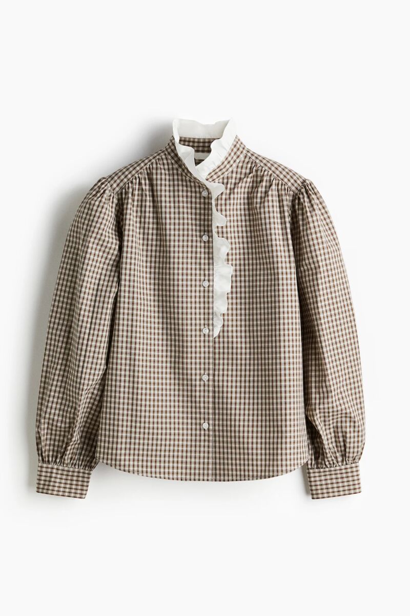 Camisa de cuadros.